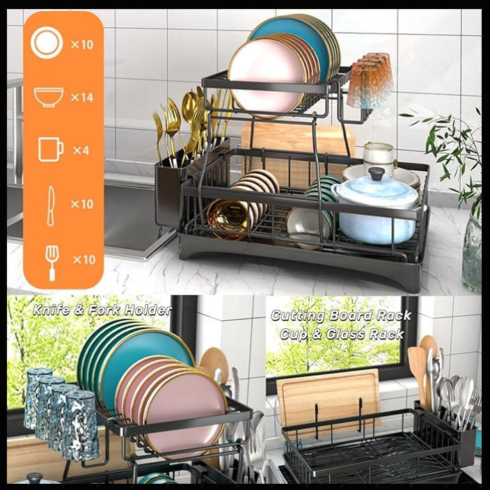 ESCURRIDOR DE PLATOS LUXURY PARA COCINA