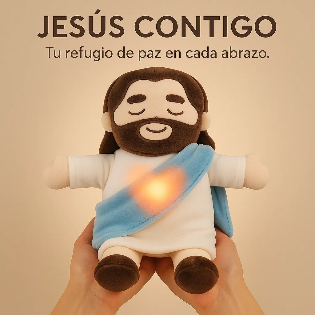 Jesús Contigo 💛 Tu refugio de paz en cada abrazo. Apapáchale