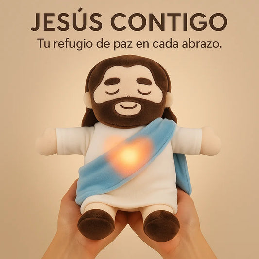 Jesús Contigo 💛 Tu refugio de paz en cada abrazo. Apapáchale