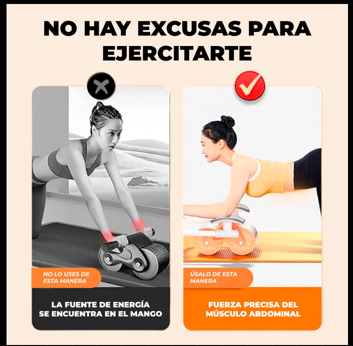 RODILLO ABDOMINAL PREMIUM REDUCCIÓN DE ABDOMEN