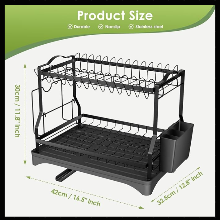 ESCURRIDOR DE PLATOS LUXURY PARA COCINA